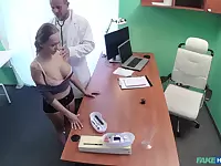 Crazy fucking on the hospital bed with amateur Katerina Muti