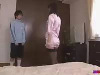 Step-Sister fucks when Parents go out